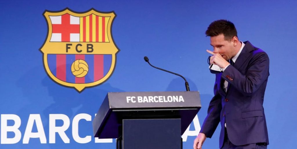 Lionel Messi’nin gözyaşlarını sildiği peçete 1 milyon dolar