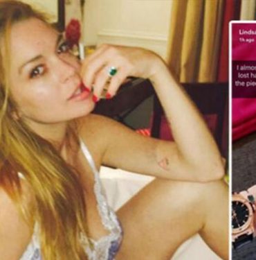 Lindsay Lohan Bodrum'da Yüzük Parmağını Kopardı