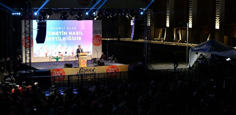 Yılın En İlham Verici Haftası Brand Week Istanbul Ekrem İmamoğlu’nun Konuşmasıyla Başladı!