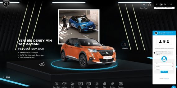 Peugeot’nun online showroomu açıldı