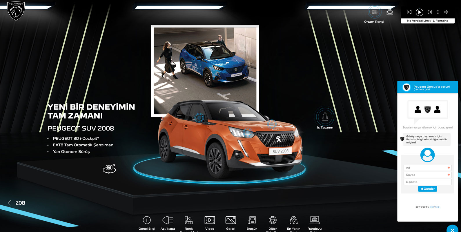 Peugeot'nun online showroomu açıldı 2 Peugeot'nun online showroomu açıldı