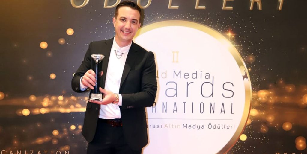 İş insanı Zafer Saka'ya Uluslararası Altın Medya ödülü