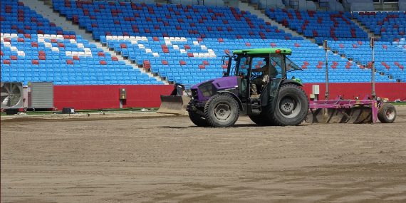 Trabzonspor’un sahası sil baştan yenileniyor