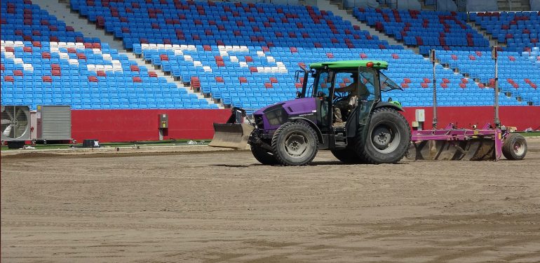 Trabzonspor'un sahası sil baştan yenileniyor 1 Trabzonspor'un sahası sil baştan yenileniyor