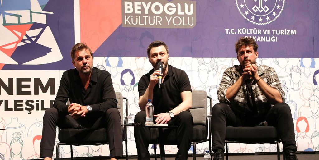 Engin Altan Düzyatan Birand Tunca Beyoğlu Kültür Yolu Festivali Söyleşisine Katıldı