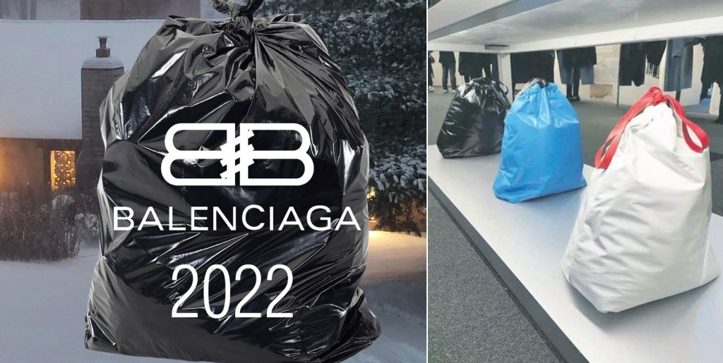 Balenciaga 2022 Çöp Poşeti Şeklinde Çanta