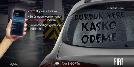 Fiat, AXA Sigorta iş birliği ile kasko uygulamaları genişletiliyor