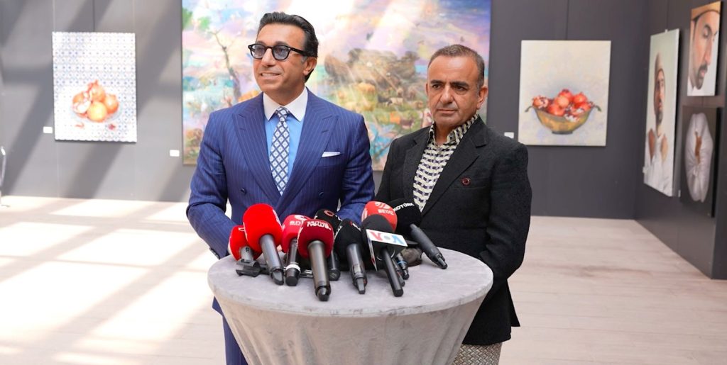 İsmail Acar’ın “Nuh” isimli sergisini İshak Paşa Sarayı’nda sanatserverlerle buluştu