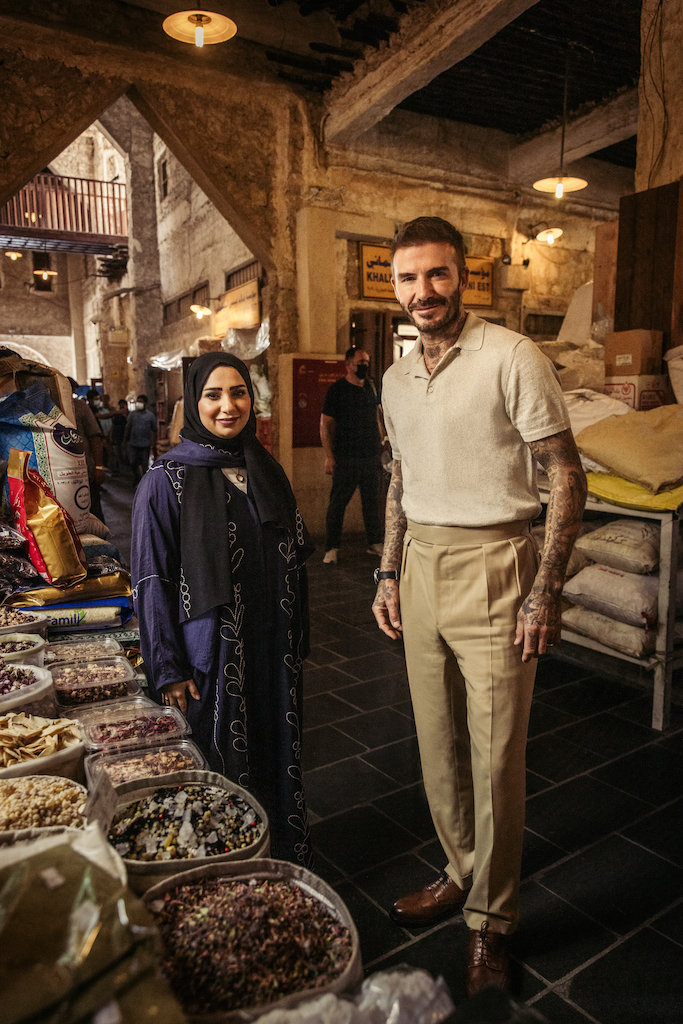 David Beckham, Katar Turizm’in yüzü oldu 5 David Beckham Katar Çarşıda
