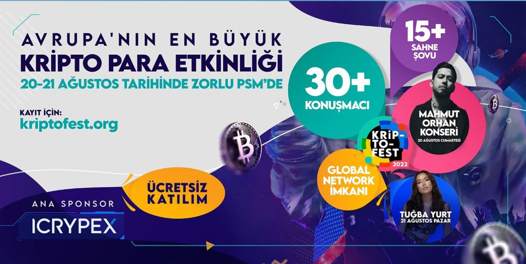 Mahmut Orhan, ICRYPEX, Kripto Fest’te sevenleriyle buluşacak!