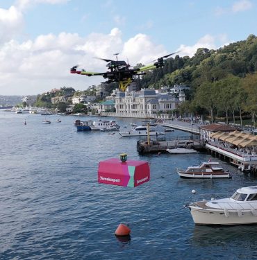 Yemeksepeti, drone ile ilk teslimatını gerçekleştirdi 2 Yemeksepeti, drone ile ilk teslimatını gerçekleştirdi