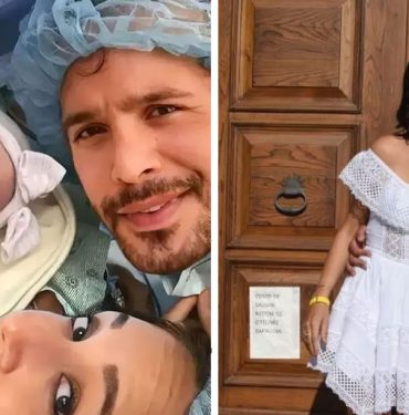 Gupse Özay ile Barış Arduç bebeklerinin ismini açıkladı 2 Gupse Özay, Barış Arduç ve Jan Asya Bebek