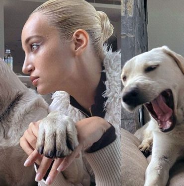 Melisa Tapan’dan dikkat çeken paylaşım 10 Melisa Tapan ve köpeği