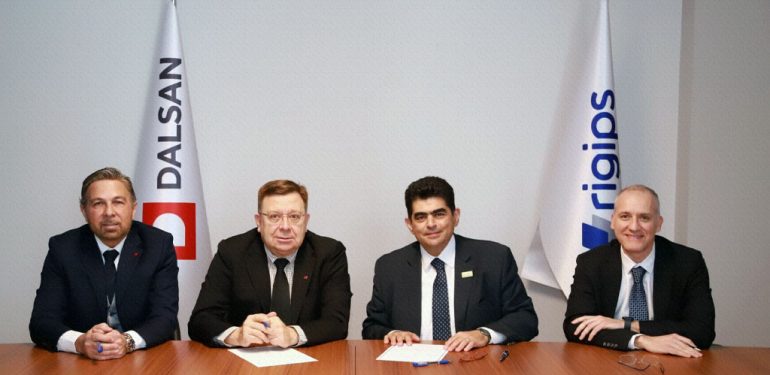 Alçı sektöründe kritik ortaklık 1 Saint-Gobain Rigips Alçı ve Dalsan Alçı imza töreni