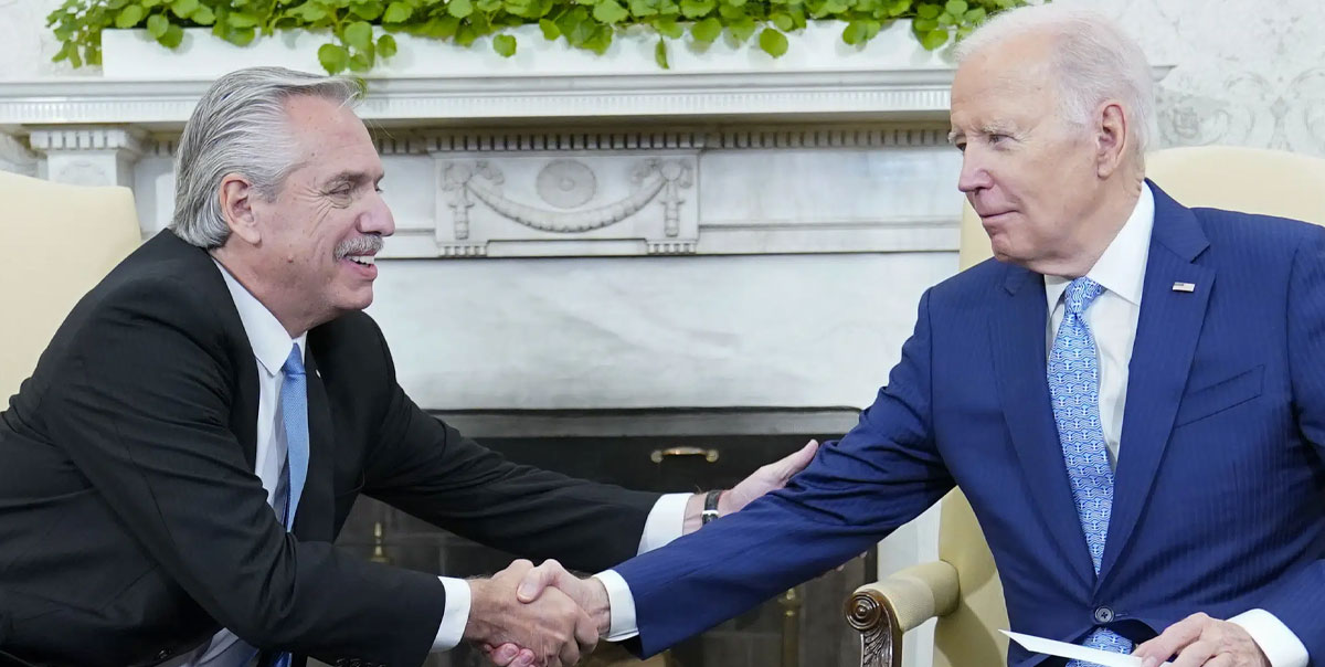 Arjantin ve Latin Amerika Müttefikleri, IMF Müzakereleri İçin Biden'dan Destek İstiyor 2 Alberto Ángel Fernández ve Joe Biden