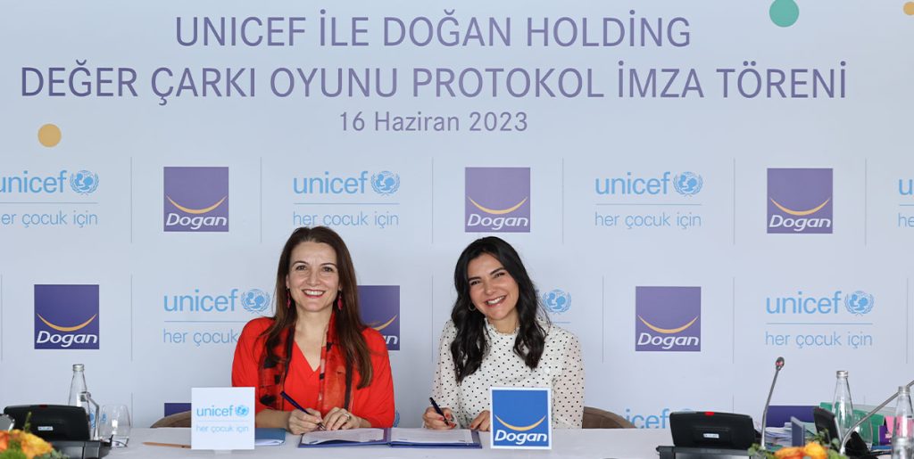 Doğan Holding ve UNICEF, Değer Çarkı Oyunu