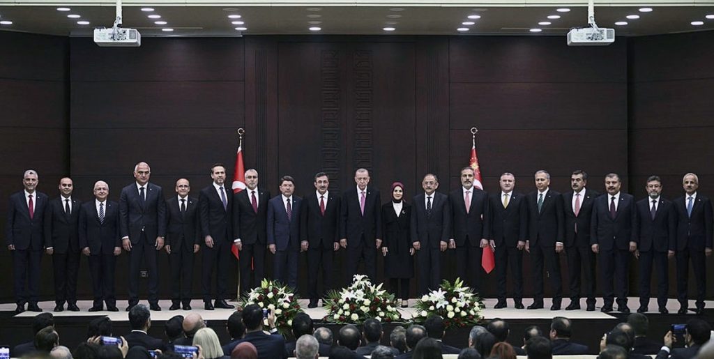 Yeni bakanlar kurulu 2023