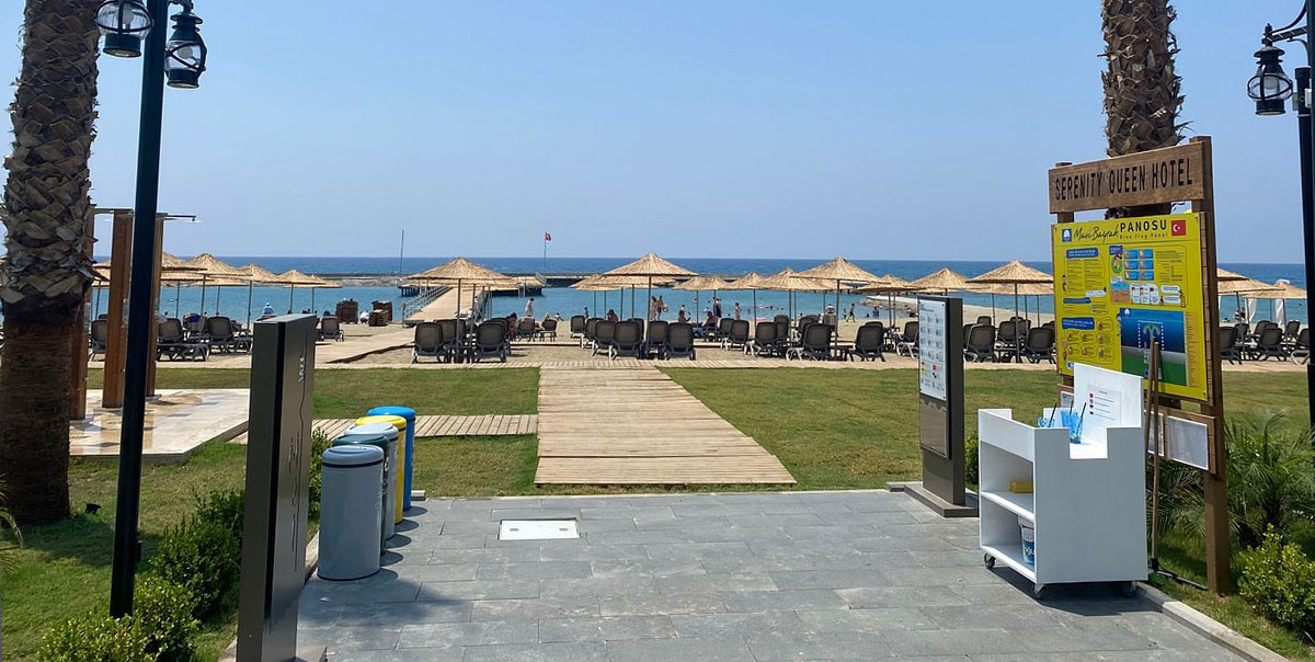 Serenity Queen Hotel Alanya: Yeni Tatil Cennetimiz 2 Serenity Queen Hotel Alanya, Plaj