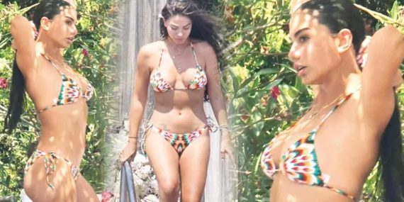 Demet Özdemir, Ailesi İçin Bodrum’da!