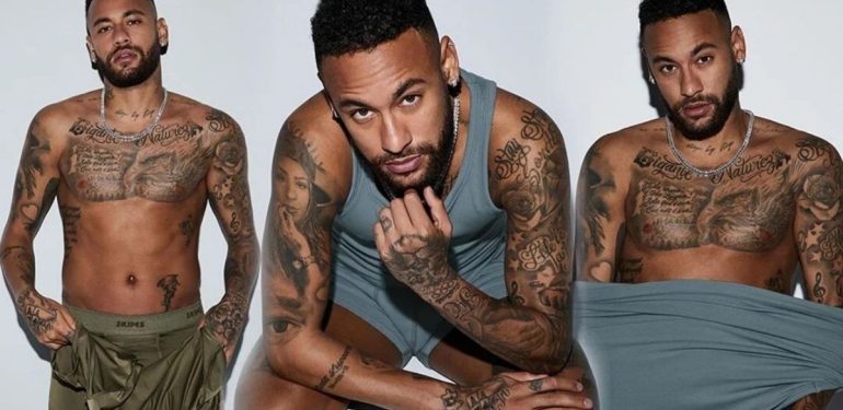 Kim Kardashian'ın Skims Markası Erkek Modasına Adım Attı: Neymar Yeni Yüz Oldu 1 Neymar, SKIMS Koleksiyonu