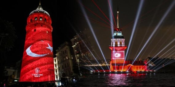 Galata ve Kız Kuleleri’nde ışık gösterileri 10 Kasım’a kadar uzatıldı