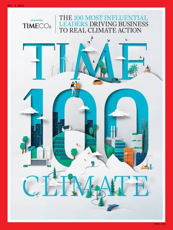 Sürdürülebilirlik Lideri Mina Hasman, TIME100 İklim Listesinde 1 Mina Hasman TIME100 İklim özel sayısında