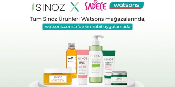 Sinoz Kozmetik Ürünleri Artık Watsons’a Özel!