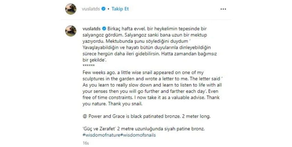 Deniz Kazası Sonrası Vuslat Doğan Sabancı'dan Anlamlı İlk Paylaşım 1 Vuslat Doğan Sabancı Instagram Paylaşımı