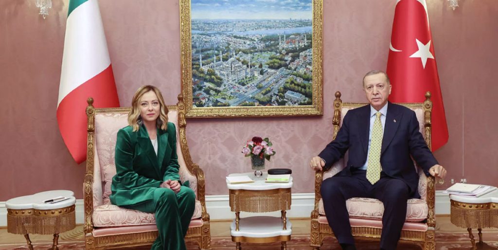 Giorgia Meloni, Recep Tayyip Erdoğan