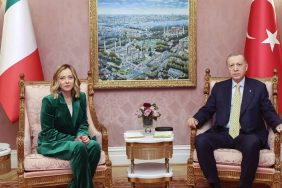 Cumhurbaşkanı Erdoğan, İtalya Başbakanı Meloni'yi İstanbul'da Ağırladı 5 Giorgia Meloni, Recep Tayyip Erdoğan