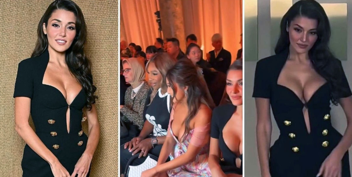 Hande Erçel, Paris Moda Haftası'nda Göz Kamaştırdı 2 Hande Erçel, Paris Moda Haftası'nda