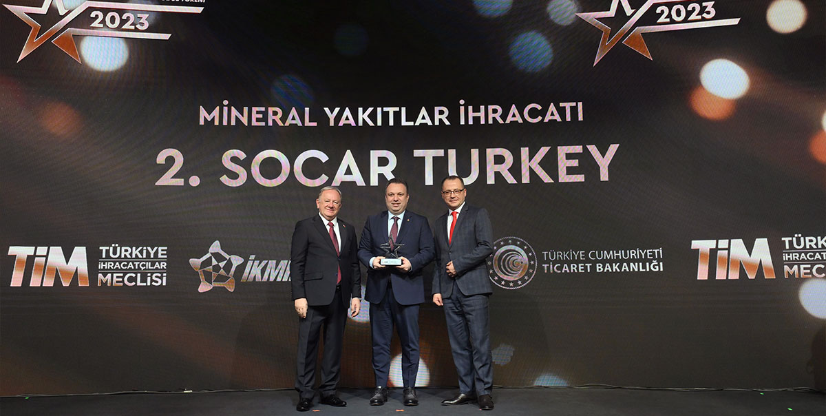 SOCAR Türkiye, İhracatın Yıldızı Ödüllerinde Başarı Gösterdi 2 Socar Türkiye İKMİB Ödülü