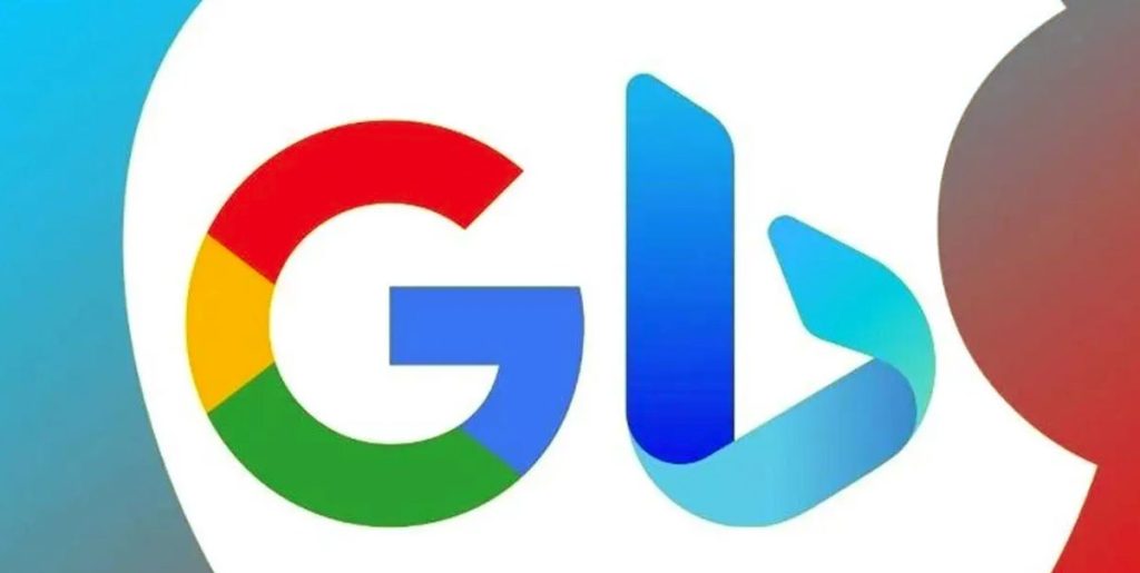 Apple, Bing, Google