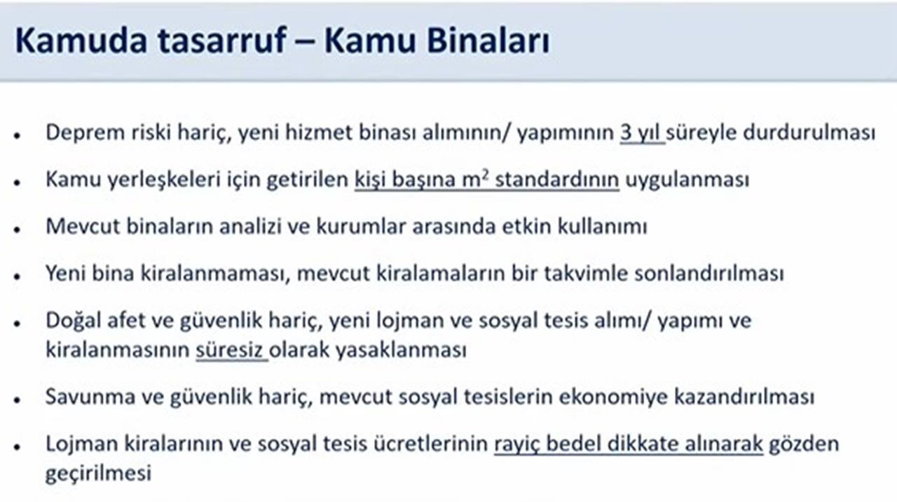 Cumhurbaşkanlığı Külliyesi'nde Kamuda Tasarruf ve Verimlilik Paketi Açıklandı 3 Kamuda Verimlilik Artırma Yöntemleri