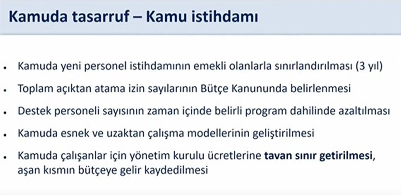 Cumhurbaşkanlığı Külliyesi'nde Kamuda Tasarruf ve Verimlilik Paketi Açıklandı 4 Gelecek Adımlar ve Hedefler