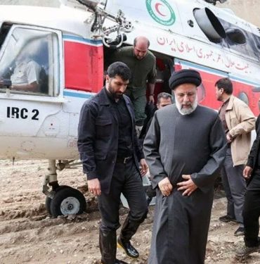 İran Cumhurbaşkanı Reisi'nin Helikopteri