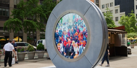 Portal Sanat Eseri: New York ile Dublin’i Birleştiriyor