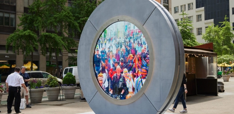 Portal Sanat Eseri: New York ile Dublin'i Birleştiriyor 1 portal-sanat-eseri-new-york-ile-dublini-birlestiriyor-xgDtWGCn.jpg