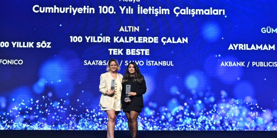 Saat&Saat’e Çifte Ödül: “100 Yıldır Kalplerde Çalan Tek Beste” Projesiyle Brandverse Awards’ta Altın ve Gümüş Ödül Kazandı