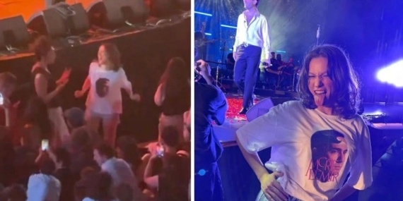 Serenay Sarıkaya Sevgilisi Mert Demir’in Konserinde Aşk Dolu Anlar Yaşadı