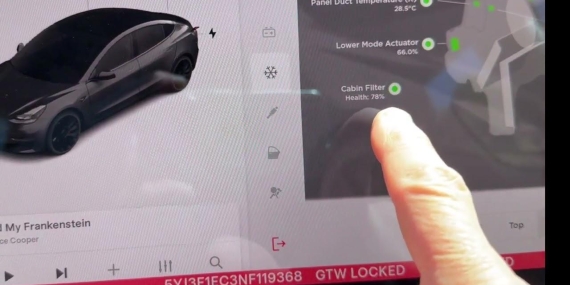Tesla’nın Kabin Hava Filtresi Sağlık Ölçer Özelliği