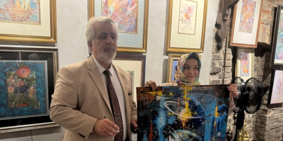 Alireza Aghamiri’nin Minyatür ve Tezhip Sergisi Türkiye’de Açıldı