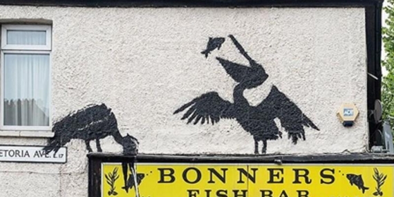 Banksy’den Londra’da Yeni Sokak Sanatı Eseri
