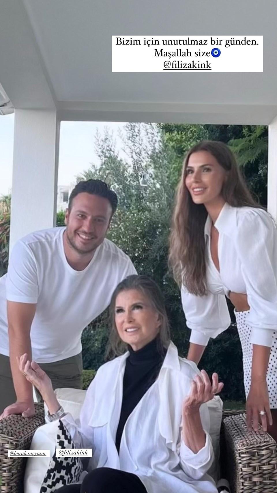 Hatice Şendil ve Burak Sağyaşar'dan Filiz Akın'a Sürpriz Ziyaret 1 Hatice Şendil ve Burak Sağyaşar'dan Filiz Akın'a Sürpriz Ziyaret
