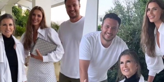 Hatice Şendil ve Burak Sağyaşar’dan Filiz Akın’a Sürpriz Ziyaret