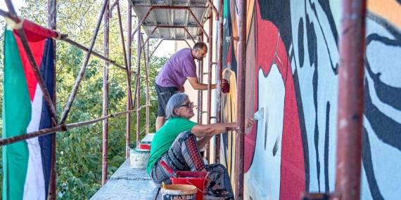 Karadağlı Ressam Miso Joskic’ten Filistin’e Destek Mesajı