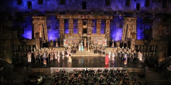 Aspendos Antik Tiyatrosu’nda Aida Operası ile Festival Açılışı