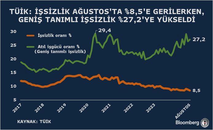 Ağustosta İşsizlik Oranı Düşüşe Geçti: Ekonomide Umut Işığı! 1 2024 Yılı Ağustos Ayı İşgücü Araştırması Sonuçları
