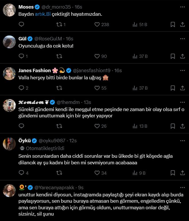 Dilan Polat'a Yönelik Nefret ve Tiksinti Dolu Tepkiler: Baş Belası Olarak Gündemde 5 Dilan Polat'a Yönelik Nefret ve Tiksinti Dolu Tepkiler: Baş Belası Olarak Gündemde