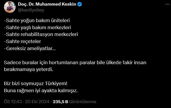 Dr. Keskin: Kendi Kendimizi Soyuyoruz, Türkiye'm! 2 Dr. Keskin: Kendi Kendimizi Soyuyoruz, Türkiye'm!